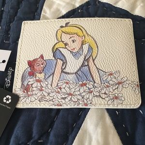 Alice in Wonderland Loungefly card holder